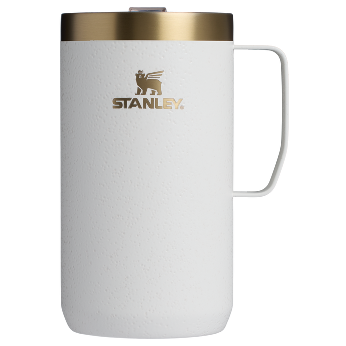 The Stay-Hot Camp Mug 24OZ In Cream Moon White