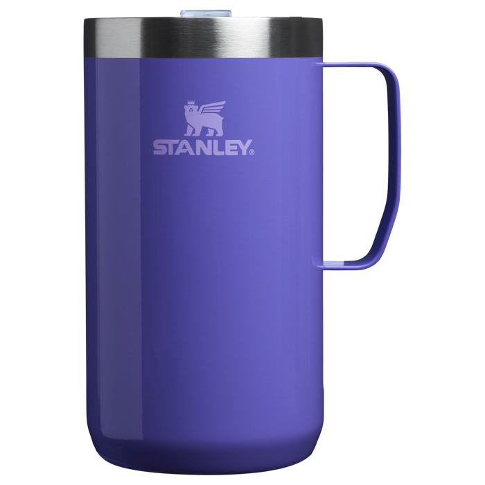 The Insulated Stanley Stay-Hot Camp Mug 24OZ in Dahlia Shimmer Purple