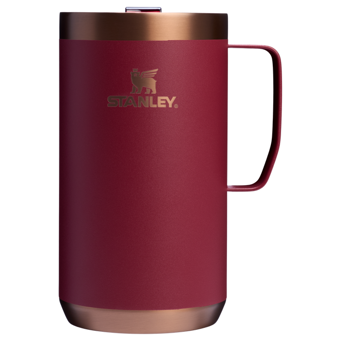 The Stay-Hot Camp Mug 24OZ In Gilded Pomegranate Red