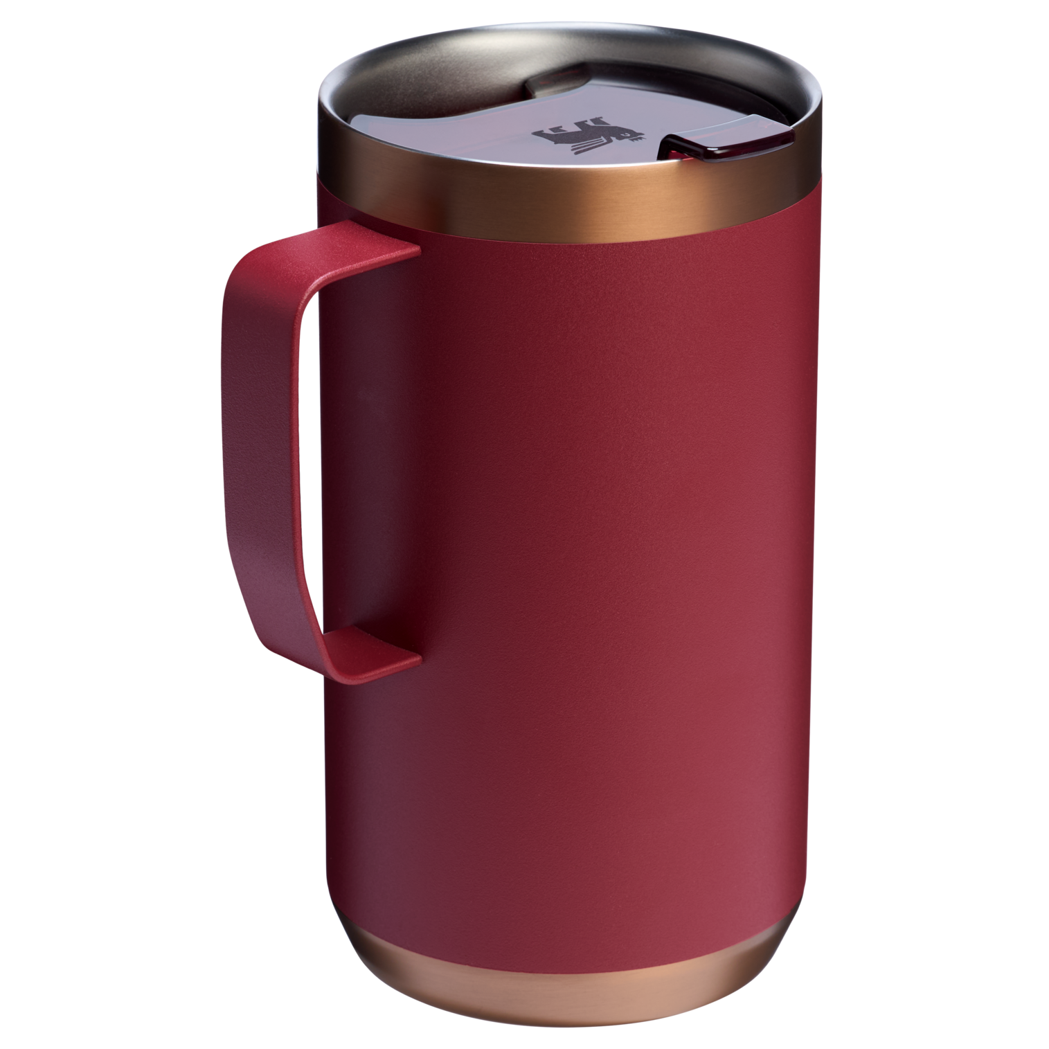 The Stay-Hot Camp Mug 24OZ In Gilded Pomegranate Red