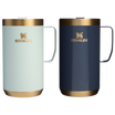 The Stanley Stay-Hot Camp Mug Set In Gilded Celadon and Twilight Gloss