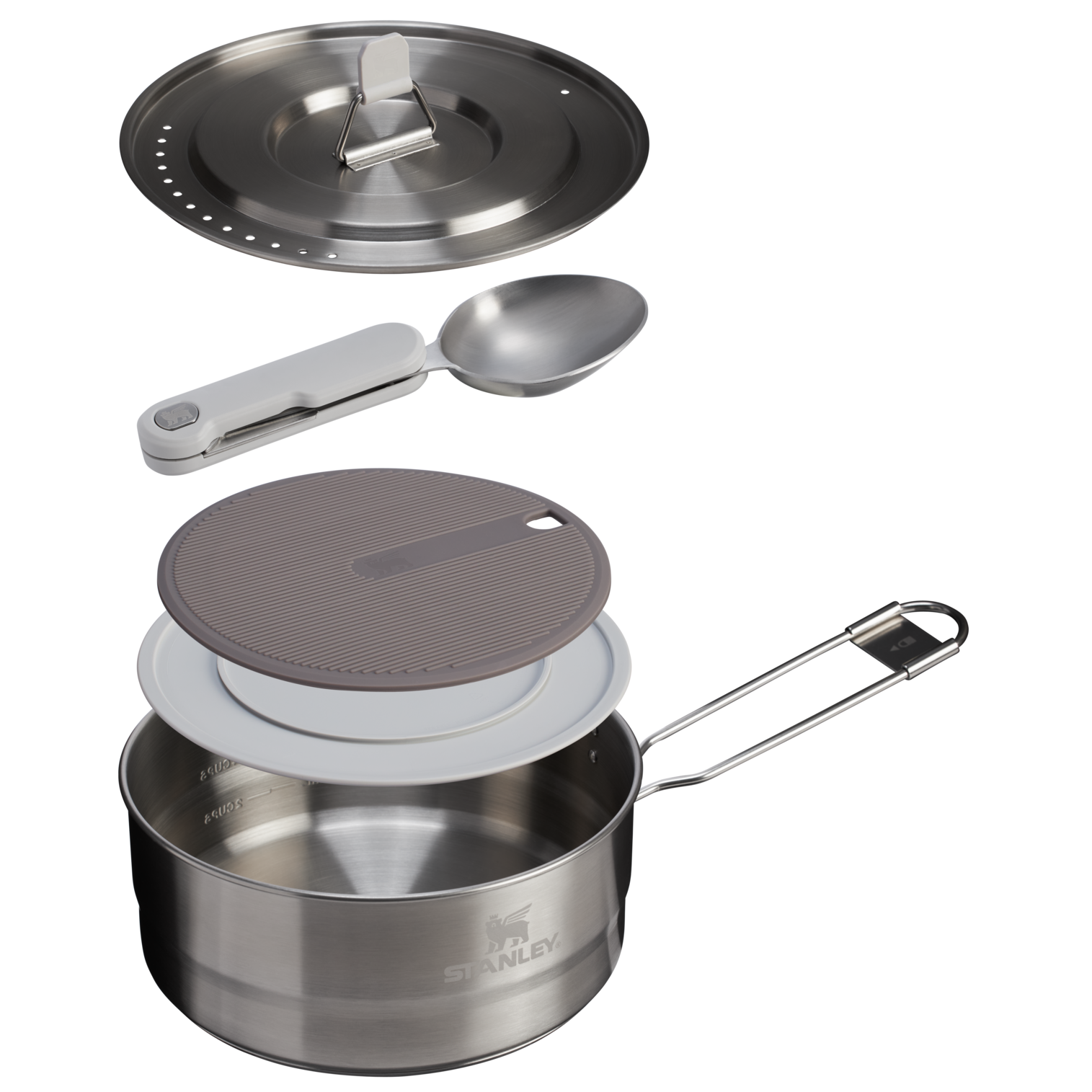 The Wildfare Pro Saucepan Cookset 5-piece set | 2 QT