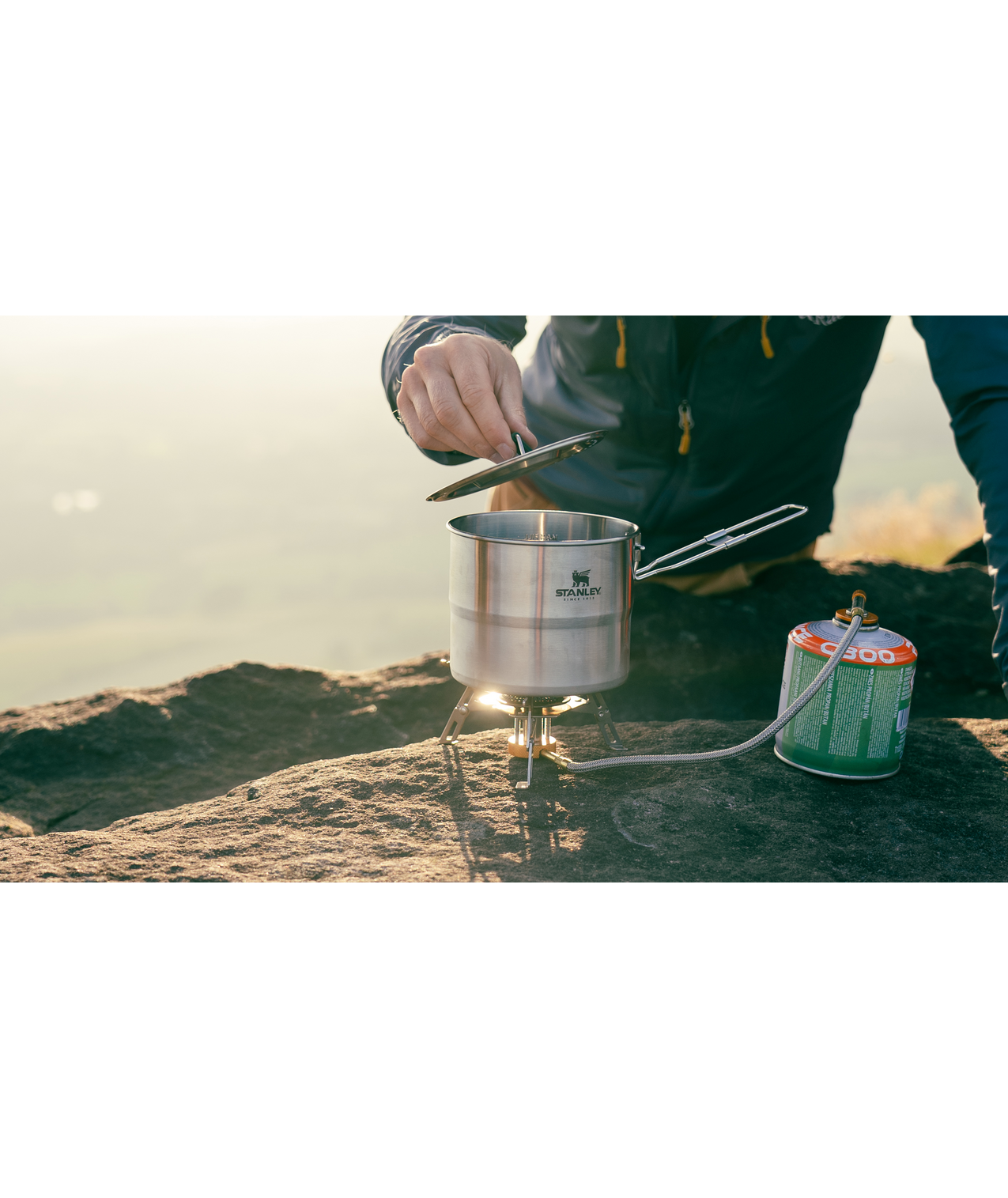 Stanley Adventure Two Cup Stainless Steel Camping Cookware Set 